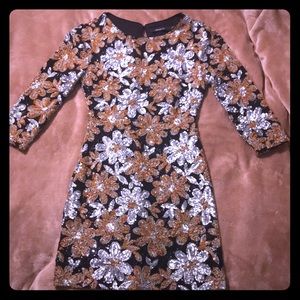 Sequined formal dress.